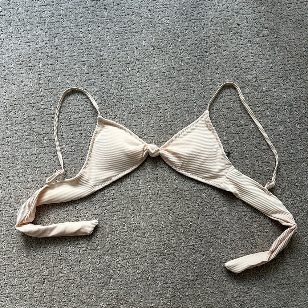 Aerie Triangle Bikini Top Light Pink S